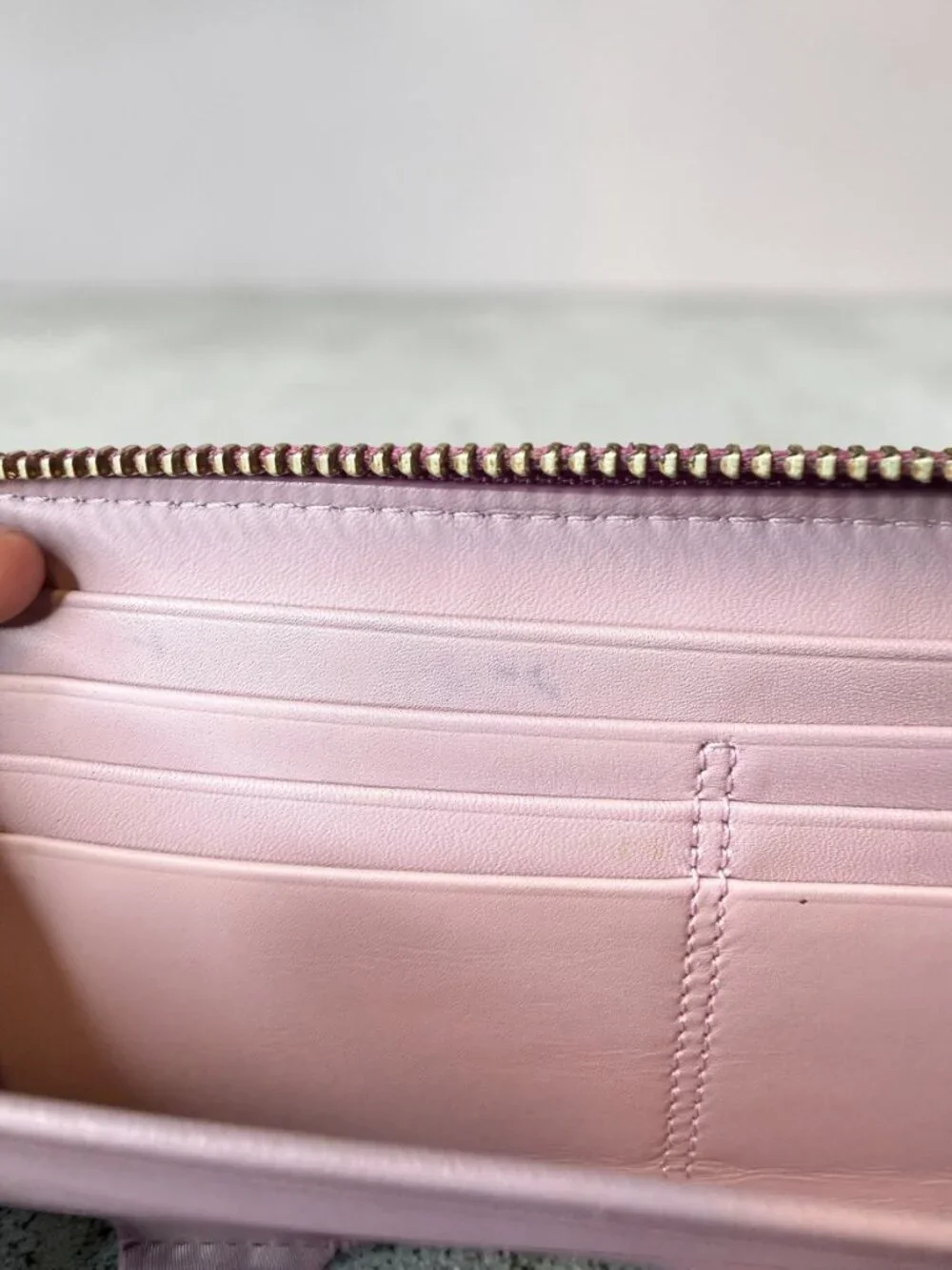 Coach Signature Accordion Wallet
